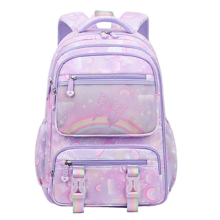 New Sesame Baby Primary School Bag Girls 1-3 Grade Lightweight Side Refrigerator Style Children's Backpack [SAMATIFY-CLEANED target=all_text]