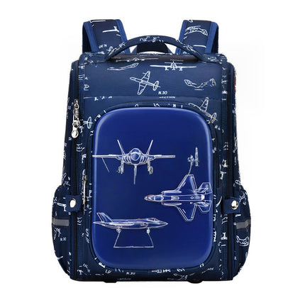 New Sesame Baby Cartoon School Bag for Primary School Students Male 1-3 Grade All-In-One Open Large Capacity Children's Bag [SAMATIFY-CLEANED target=all_text]