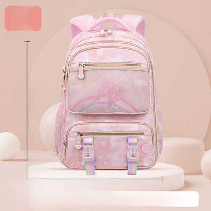 New Sesame Baby Primary School Bag Girls 1-3 Grade Lightweight Side Refrigerator Style Children's Backpack [SAMATIFY-CLEANED target=all_text]