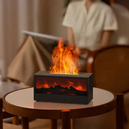 New desktop colorful simulation flame aromatherapy machine Home Hotel usb air humidifier aromatherapy machine cross-border [SAMATIFY-CLEANED target=all_text]