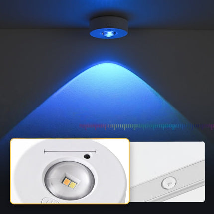 Cross-Border Rechargeable Led Cabinet Light Magnetic Wardrobe Wine Cabinet Light Wiring-Free Large Cat Eye Light Remote Control Rgb Ice Hockey Light [SAMATIFY-CLEANED target=all_text]