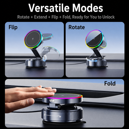 Magnetic Wireless Charging Car Phone Holder