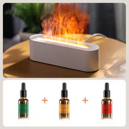 New desktop colorful simulation flame aromatherapy machine Home Hotel usb air humidifier aromatherapy machine cross-border [SAMATIFY-CLEANED target=all_text]