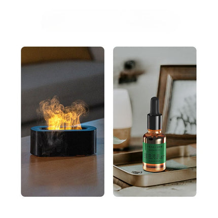 New desktop colorful simulation flame aromatherapy machine Home Hotel usb air humidifier aromatherapy machine cross-border [SAMATIFY-CLEANED target=all_text]