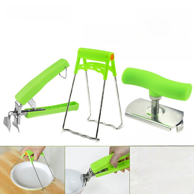 Kaiwang Stainless Steel Bowl Lifter Multifunctional Anti-Scalding Clamp Kitchen Kitchen Gadgets Bowl Clamp Wholesale [SAMATIFY-CLEANED target=all_text]