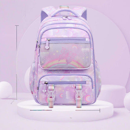 New Sesame Baby Primary School Bag Girls 1-3 Grade Lightweight Side Refrigerator Style Children's Backpack [SAMATIFY-CLEANED target=all_text]
