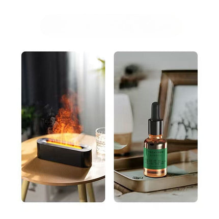 New desktop colorful simulation flame aromatherapy machine Home Hotel usb air humidifier aromatherapy machine cross-border [SAMATIFY-CLEANED target=all_text]
