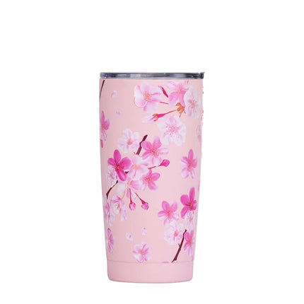 2026 New Large-Capacity Stainless Steel Thermos Cup Milk Tea Cup Coffee Cup Cherry Blossom Set with Handle Sports Water Bottle [SAMATIFY-CLEANED target=all_text]