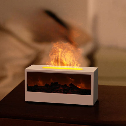 New desktop colorful simulation flame aromatherapy machine Home Hotel usb air humidifier aromatherapy machine cross-border [SAMATIFY-CLEANED target=all_text]