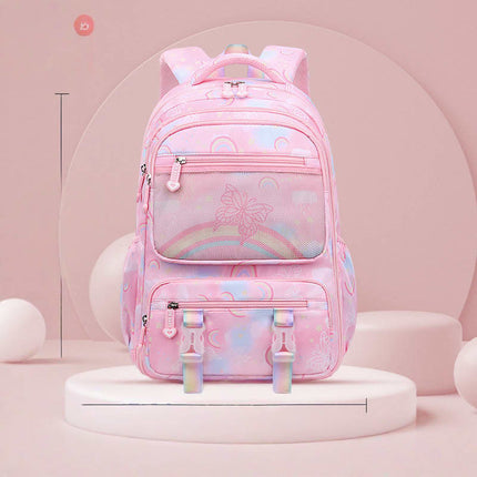 New Sesame Baby Primary School Bag Girls 1-3 Grade Lightweight Side Refrigerator Style Children's Backpack [SAMATIFY-CLEANED target=all_text]