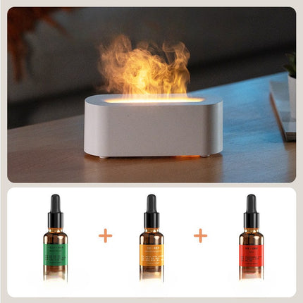 New desktop colorful simulation flame aromatherapy machine Home Hotel usb air humidifier aromatherapy machine cross-border [SAMATIFY-CLEANED target=all_text]