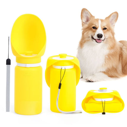 Dog Accompaniding Water Cup Outdoor Portable Travel Foldable Water Bottle for Dog Walking Water Drinker Pet Supplies [SAMATIFY-CLEANED target=all_text]