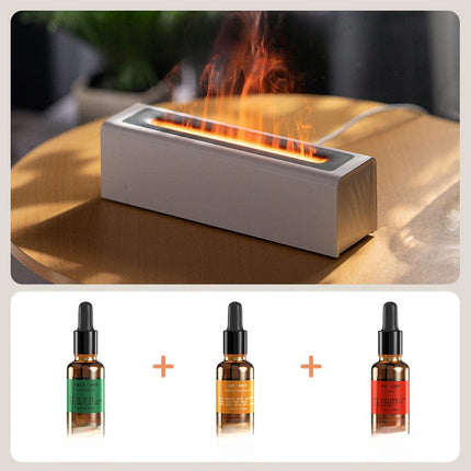 New desktop colorful simulation flame aromatherapy machine Home Hotel usb air humidifier aromatherapy machine cross-border [SAMATIFY-CLEANED target=all_text]