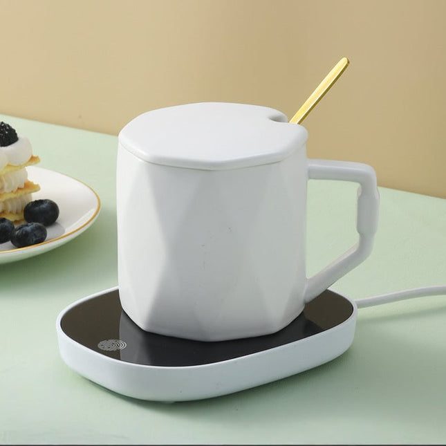 Intelligent constant temperature coaster heating coaster heating milk device automatic heat preservation dish gift 55 degree warm coaster manufacturers [SAMATIFY-CLEANED target=all_text]