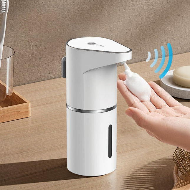 In-Stock Automatic Soap Dispenser, No-Installation Sensor Foaming Device for Home Bathroom, Electric Foam Hand Sanitizer [SAMATIFY-CLEANED target=all_text]