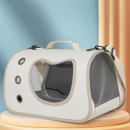 Pet Bag for Dogs and Cats, Small Dogs, Breathable, Large Capacity, Side-Opening, Single-Shoulder Cat Bag, Portable Bag for Small Dogs When Going Out [SAMATIFY-CLEANED target=all_text]