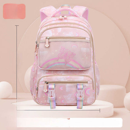 New Sesame Baby Primary School Bag Girls 1-3 Grade Lightweight Side Refrigerator Style Children's Backpack [SAMATIFY-CLEANED target=all_text]