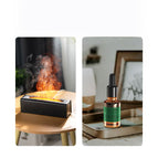 DQ709-Black +10ml Bottle of Essential Oil (Qing New) / Plug-in model (8 languages manual)