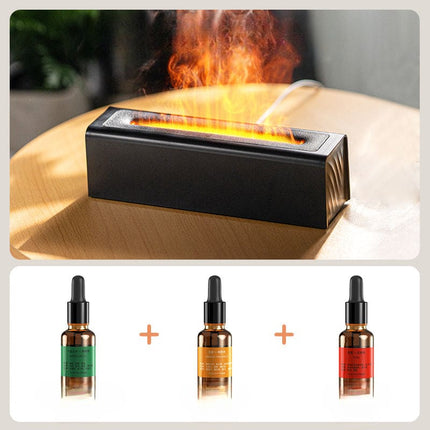 New desktop colorful simulation flame aromatherapy machine Home Hotel usb air humidifier aromatherapy machine cross-border [SAMATIFY-CLEANED target=all_text]