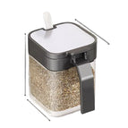 【deluxe spice jar * 1】gunmetal gray / spice lock: freshness, moisture, and insect protection