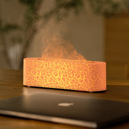 New desktop colorful simulation flame aromatherapy machine Home Hotel usb air humidifier aromatherapy machine cross-border [SAMATIFY-CLEANED target=all_text]