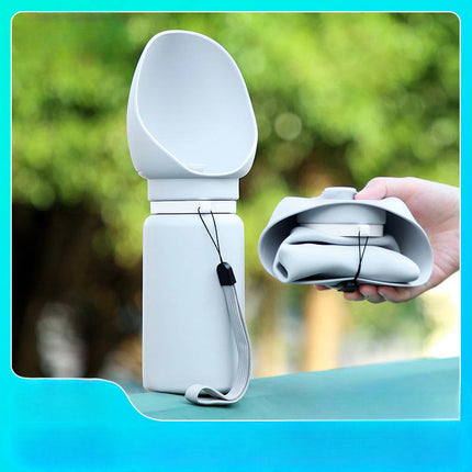 Dog Accompaniding Water Cup Outdoor Portable Travel Foldable Water Bottle for Dog Walking Water Drinker Pet Supplies [SAMATIFY-CLEANED target=all_text]