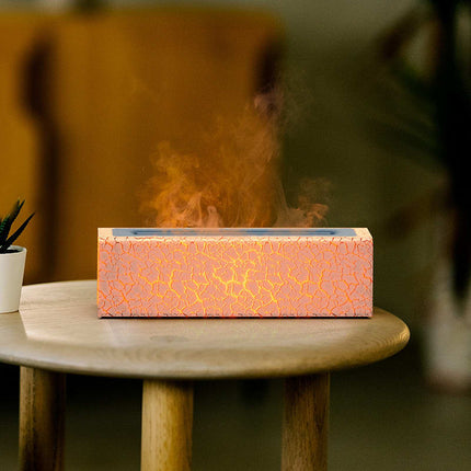 New desktop colorful simulation flame aromatherapy machine Home Hotel usb air humidifier aromatherapy machine cross-border [SAMATIFY-CLEANED target=all_text]