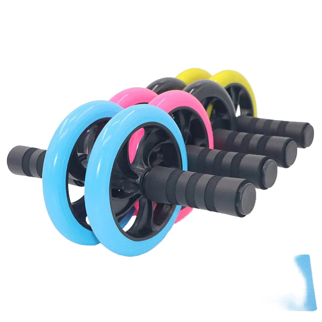 16.5cm smooth function abdominal wheel color two-wheel abdominal wheel abdominal muscle wheel roller giant wheel fitness wheel [SAMATIFY-CLEANED target=all_text]