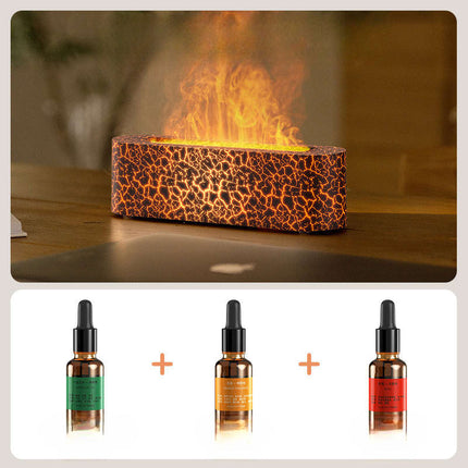 New desktop colorful simulation flame aromatherapy machine Home Hotel usb air humidifier aromatherapy machine cross-border [SAMATIFY-CLEANED target=all_text]
