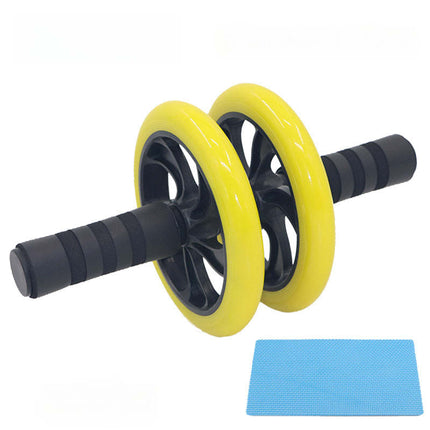 16.5cm smooth function abdominal wheel color two-wheel abdominal wheel abdominal muscle wheel roller giant wheel fitness wheel [SAMATIFY-CLEANED target=all_text]