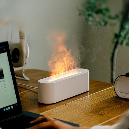 New desktop colorful simulation flame aromatherapy machine Home Hotel usb air humidifier aromatherapy machine cross-border [SAMATIFY-CLEANED target=all_text]