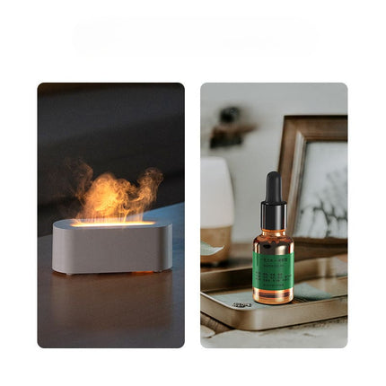 New desktop colorful simulation flame aromatherapy machine Home Hotel usb air humidifier aromatherapy machine cross-border [SAMATIFY-CLEANED target=all_text]
