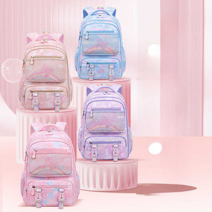 New Sesame Baby Primary School Bag Girls 1-3 Grade Lightweight Side Refrigerator Style Children's Backpack [SAMATIFY-CLEANED target=all_text]