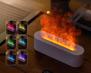 New desktop colorful simulation flame aromatherapy machine Home Hotel usb air humidifier aromatherapy machine cross-border [SAMATIFY-CLEANED target=all_text]